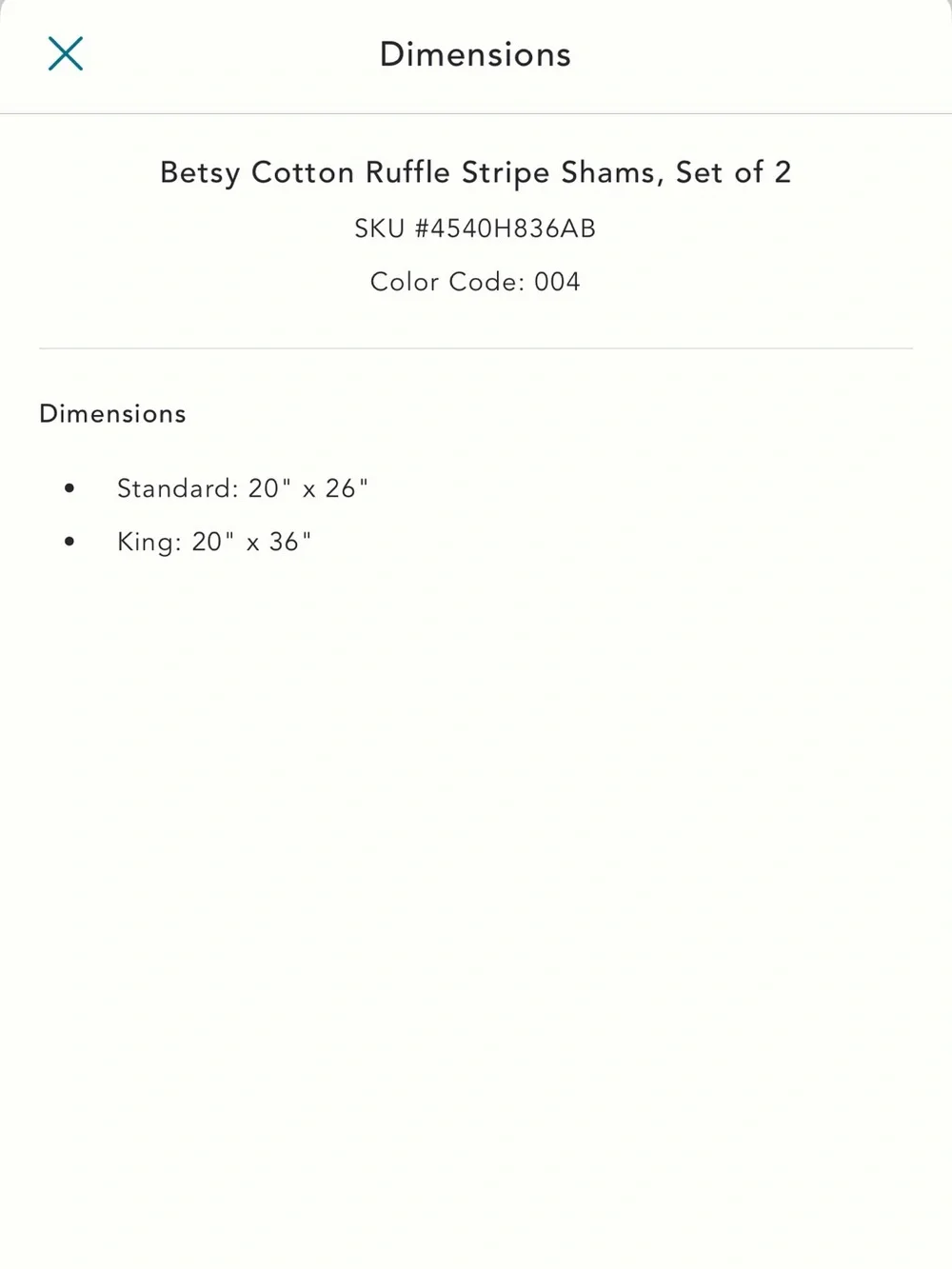 Anthropologie - Betsy Cotton Ruffle Stripe Duvet Cover and Shams